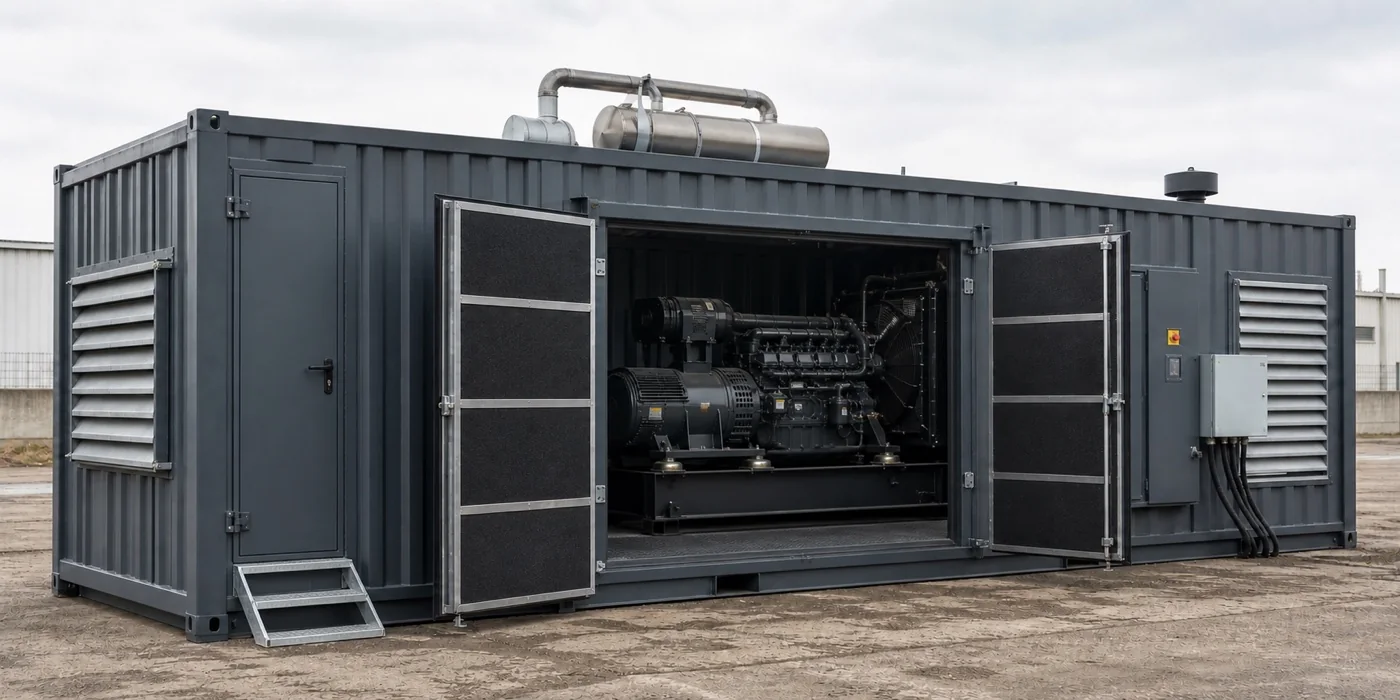 Power module with a diesel generator