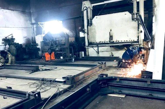 Станок плазменной резки на заводе INTERMODULE в Астане
